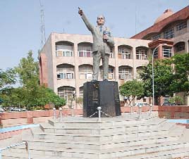 The Ambedkar Park near the Mini-secretariat is in a state of neglect and needs attention.