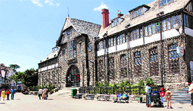 The Town Hall building in Shimla.