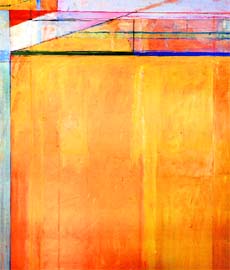 A painting from the Ocean Park series By Richard Diebenkorn