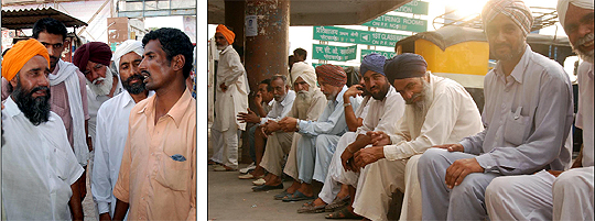 As the farmers in Punjab are facing shortage of labour during the ongoing paddy sowing season, the Bathinda railway junction has virtually turned into a conference site with scenes of farmers persuading the migrant workers to work for them becoming a common feature nowadays