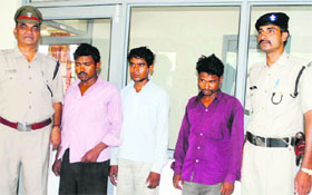Three railway ticket cheats arrested by the police in Dehradun on Sunday
