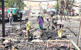 A View of Burnt Sabzi Mandi Jalandhar Cantonment