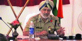 Gurender Jit Singh assumed the charge of the IG, CRPF, of the Jammu region on Monday.