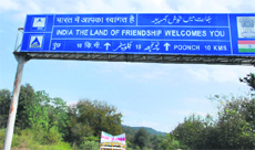 A file photograph of a vehicle carrying merchandise to PoK via Chakan-da-Bagh in Poonch. 