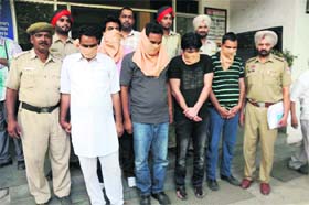 The accused in police custody in Ludhiana on Tuesday