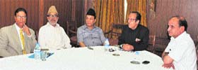 The Coordination Committee meeting being held in Srinagar on Wednesday