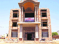 The building of Ankur which will house the institute for differently abled persons in Jind.