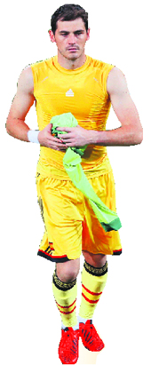 As Spain have struggled going forward, captain Iker Casillas has been instrumental in keeping their goal secure.