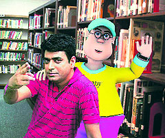 Rajesh Vashishth with Happy Singh