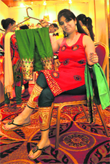 Straight salwars by Sahiba Singh