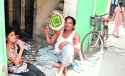 Patiala residents grapple with power and water scarcity. Tribune photo: Rajesh Sachar