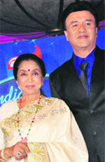 Anu Malik and Asha Bhonsle