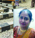 The mishap site and the victim.