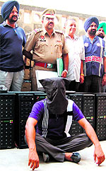 The accused in the police custody