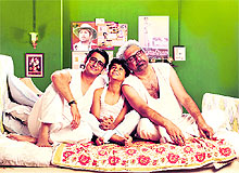 A still from Ferrari Ki Sawaari