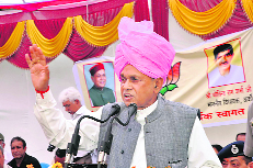PK Dhumal, CM