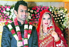 Shoaib Malik and Sania Mirza
