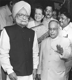 Future, past & in between: Sonia Gandhi's political will would go a long way in deciding how quickly Dr Manmohan Singh is able to rework Pranab Mukherjees legacy.