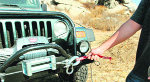 A winch is an essential equipment for off-roading