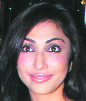 The girl with a red scarf: Mouli Ganguly