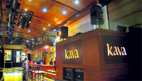 The club area in Kava