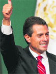 Enrique Pena Nieto will take the office of the President in December.