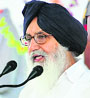 Punjab Chief Minister Parkash Singh Badal