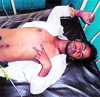 One of the victims in a hospital at Amritsar