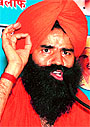 Baba Ramdev dons a new look during his visit to Amritsar