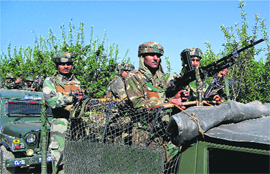 The Army and police continued to carry out search operations in the Nowgam, Zachaldara and Rajwar areas to look for other militants who, they suspected, had managed to escape during the three encounters in the past one week.