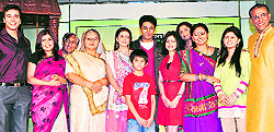 The cast of the television show Byaah Hamari Bahu Ka
