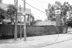 The spot where the bus stand once existed at Panckula