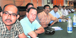 Paticipants at a curators certification course at the PCA in Mohali on Monday. Tribune photo: vicky Gharu