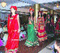 Models display dresses at a fashion show organised by INIFD in Hamirpur.