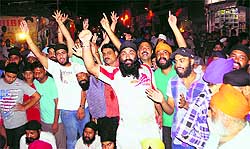 Residents protest the death of Harkirat