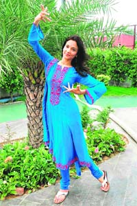 Step by step: Savitha Sastry Photo: Parvesh Chauhan