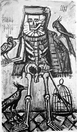 A work by Bernard Buffet