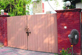 The Sector 16 house where former DGP PS Gill used to stay before his retirement. 