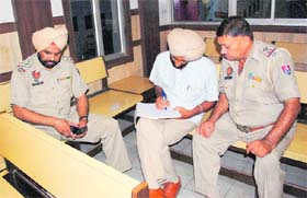 Police team conducts investigations into the incident of firing in Amritsar on Wednesday