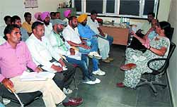 The training programme is being organised by MGSIPAP to prepare volunteers who will disseminate information about government schemes at the grassroot level
