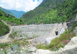 The NHPC hopes to commission the 520 MW Parbati-III project in the Sainj valley in Kullu district by October this year. Photo by writer