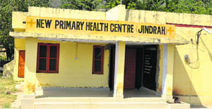 A view of the Primary Health Centre in Jindrah in Jammu. 