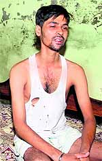 Ravi, father of Sunaina, tells his tale of woes in Jalandhar on Wednesday