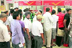The Department of Posts has set up special counters to handle a huge rush of rakhi parcels being sent in India and abroad in Jalandhar on Wednesday