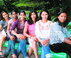 The six tainted athletes in happier times.