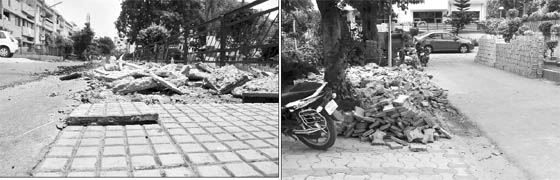 The Mohali municipal corporation has started replacing old paver blocks with new ones at some parks in Mohali. During a visit to the parks in Sector 71 and Phase V of the town, it was found that there was no need to replace these paver blocks. Residents said it was a waste of public money.
