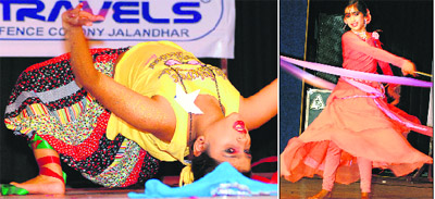 Participants perform at Tare Zameen Pe in Jalandhar on Friday.