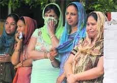 Anupamas teachers at her cremation on Tuesday.