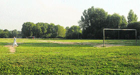 The Tourist Reception Centre ground where the the first artificial turf will be laid.