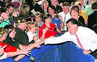 Republican presidential candidate Mitt Romney in Reno
